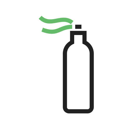 Spray, bottle, hairspray icon vector image. Can also be used for household objects. Suitable for use on web apps, mobile apps and print media.のイラスト素材
