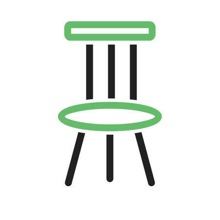 Chair, modern, furniture icon vector image. Can also be used for household objects. Suitable for use on web apps, mobile apps and print media.のイラスト素材