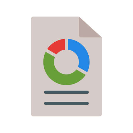 Analytics, data, report icon vector image. Can also be used for IT Services. Suitable for use on web apps, mobile apps and print media.のイラスト素材
