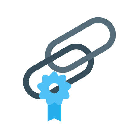 Link, optimization, web icon vector image. Can also be used for IT services. Suitable for use on web apps, mobile apps and print media.のイラスト素材