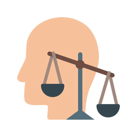 Principles, integrity, ethics icon vector image. Can also be used for soft skills. Suitable for mobile apps, web apps and print media.のイラスト素材