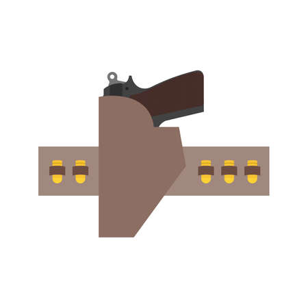Pistol Holster icon Vector illustration.のイラスト素材