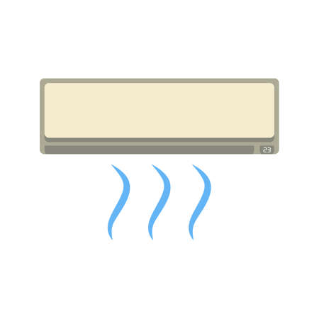 Curtain, air, window icon vector image. Can also be used for Climatic Equipment. Suitable for mobile apps, web apps and print media.のイラスト素材