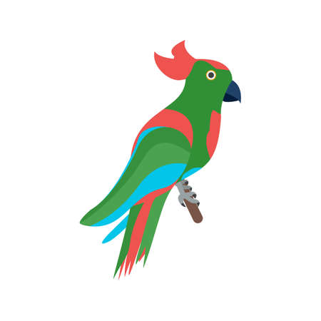 Parrot, cartoon icon Vector illustration.のイラスト素材