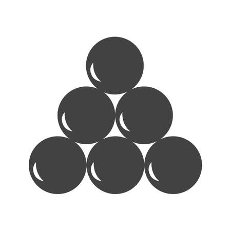 Cannon, ball, shooting icon vector image. Can also be used for Pirate. Suitable for use on web apps, mobile apps and print mediaのイラスト素材