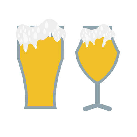 Beer, glass, wine icon vector image. Can also be used for Cafe and Bar. Suitable for use on web apps, mobile apps and print media.のイラスト素材