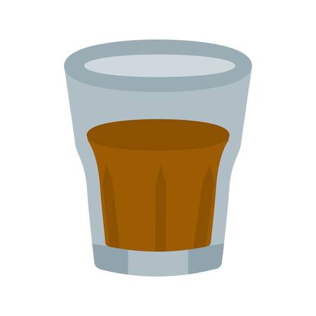 Espresso, shot, double icon vector image. Can also be used for Cafe and Bar. Suitable for use on mobile apps, web apps and print media.のイラスト素材