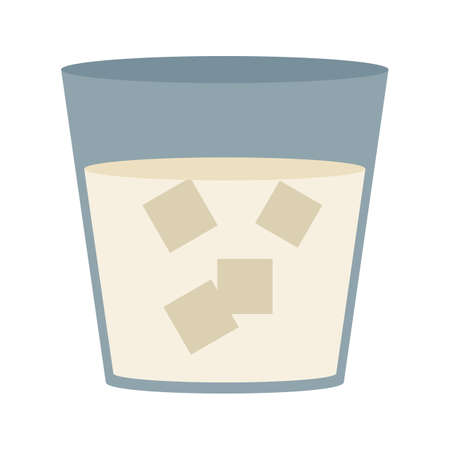 White, russian, drink icon vector image. Can also be used for Cafe and Bar. Suitable for use on web apps, mobile apps and print media.のイラスト素材