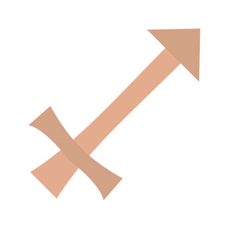 Sagittarius, sign, zodiac icon vector image. Can also be used for Zodiac. Suitable for use on web apps, mobile apps and print media.のイラスト素材