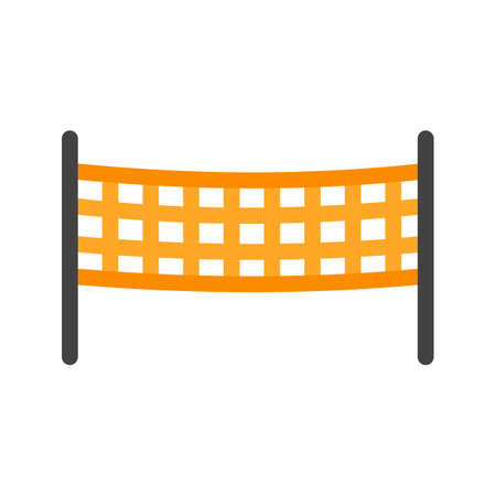 Volleyball Net icon Vector illustration.のイラスト素材
