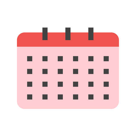 Dates, event, days icon vector image.Can also be used for user interface. Suitable for mobile apps, web apps and print media.のイラスト素材