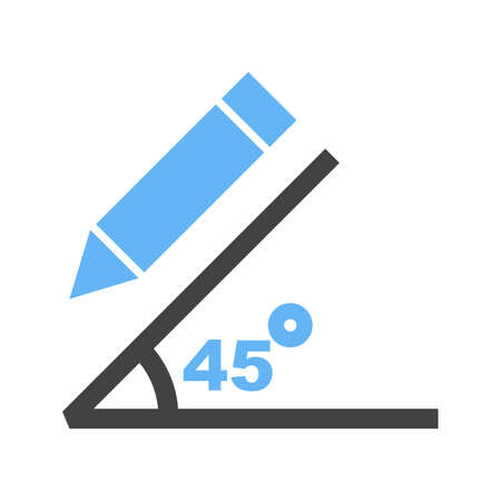 Studying Geometry iconのイラスト素材