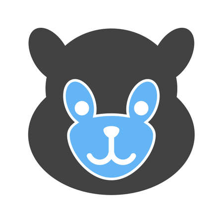 Panda, snow, bamboo icon vector image. Can also be used for Animals Faces. Suitable for mobile apps, web apps and print media.のイラスト素材