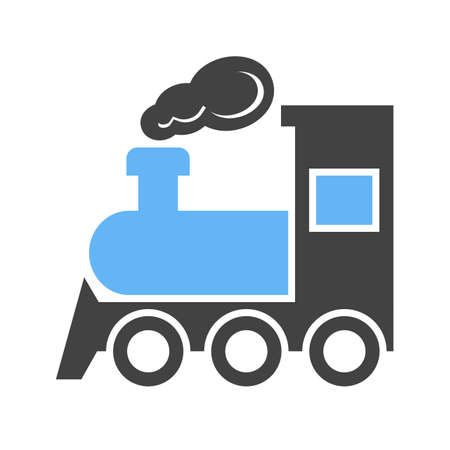 Train  steam  locomotive icon image. Vector illustration isolated on white background.のイラスト素材