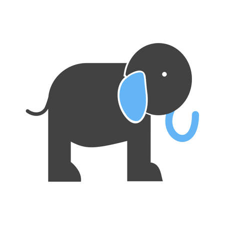 Elephant iconのイラスト素材