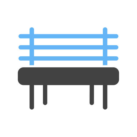 Garden bench image illustrationのイラスト素材