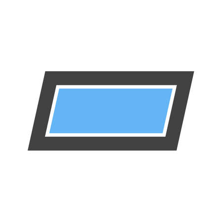 Parallelogram, abstract, design on white background, vector illustration.のイラスト素材