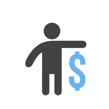 Banker icon vector illustrationのイラスト素材