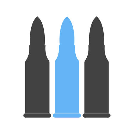 Bullets ammunition icon.のイラスト素材