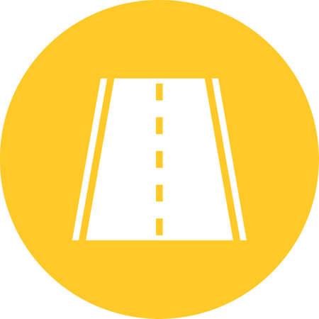Paved Road iconのイラスト素材