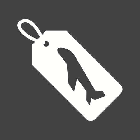 Luggage Tag icon illustrationのイラスト素材