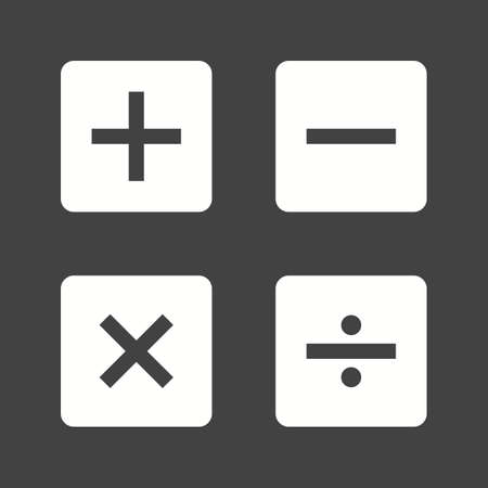 Math Symbols icon illustrationのイラスト素材