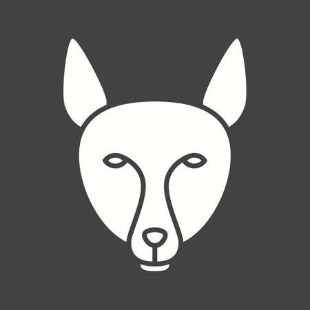 Fox Face iconのイラスト素材