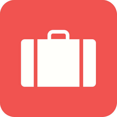 Suitcase icon Vector illustration isolated on background.のイラスト素材