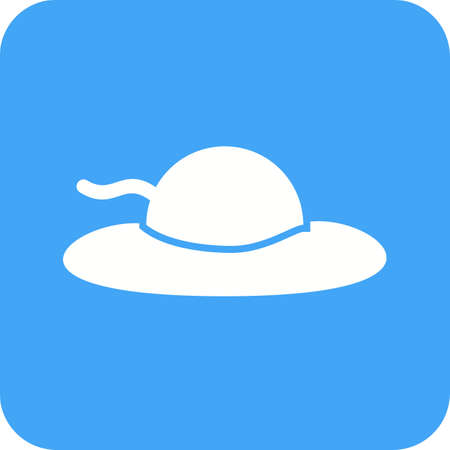 Hat icon Vector illustration isolated on background.のイラスト素材