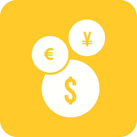 Different Currencies icon Vector illustration.