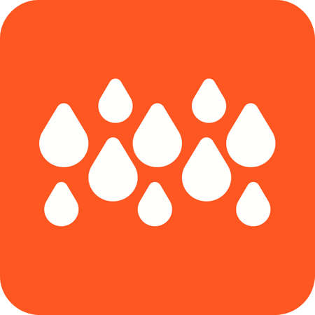 Rain weather icon image. Can also be used for weather. Suitable for use on web apps, mobile apps and print media.のイラスト素材