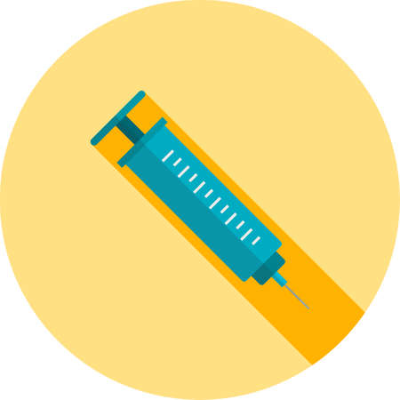 Syringe, needle, injection iconのイラスト素材