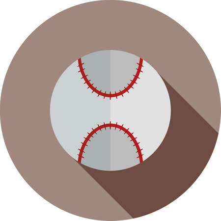 Softball icon illustration.のイラスト素材