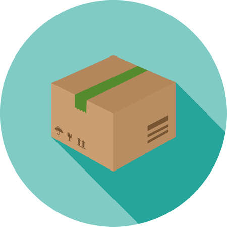Parcel, home postalのイラスト素材