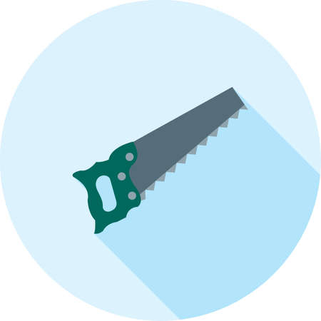 Handsaw, carpenter icon.のイラスト素材