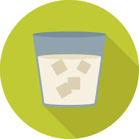 White Russian Drinkのイラスト素材