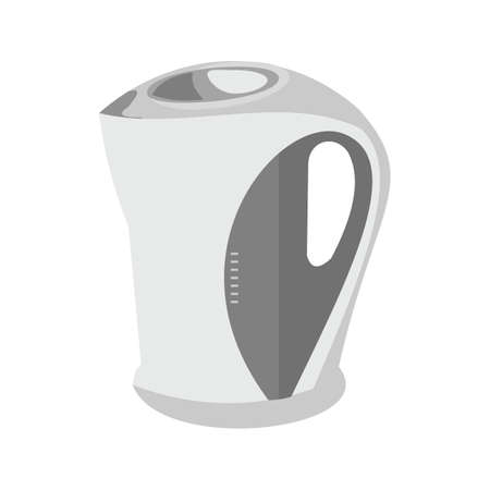 Electric Kettle icon illustration on white background.のイラスト素材