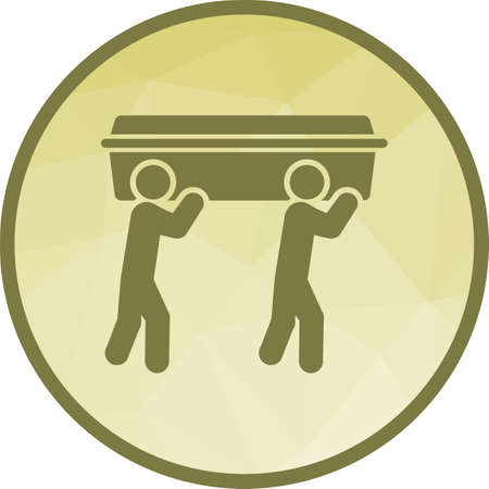 Carrying Casket iconのイラスト素材