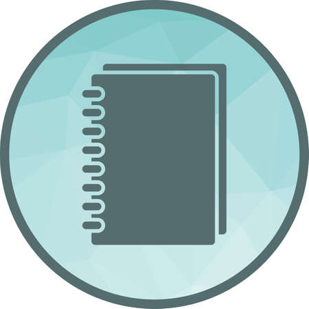 Spiral Notebook Iconのイラスト素材