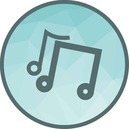 Music, festival, jazz icon vector image. Can also be used for party. Suitable for web apps, mobile apps and print media.のイラスト素材
