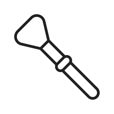 Blushon Brush icon vector image. Suitable for mobile apps, web apps and print media.のイラスト素材