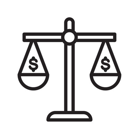 Business Law icon vector image. Suitable for mobile apps, web apps and print media.のイラスト素材