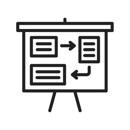 Development Plan icon vector image. Suitable for mobile apps, web apps and print media.のイラスト素材