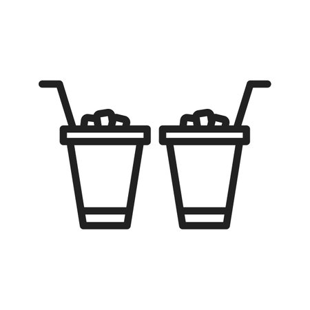Drinks icon vector image. Suitable for mobile apps, web apps and print media.のイラスト素材