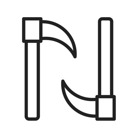 Kama icon vector image. Suitable for mobile apps, web apps and print media.のイラスト素材