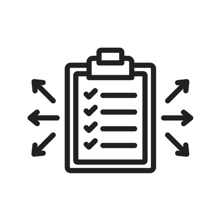 Policy Deployment icon vector image. Suitable for mobile apps, web apps and print media.のイラスト素材