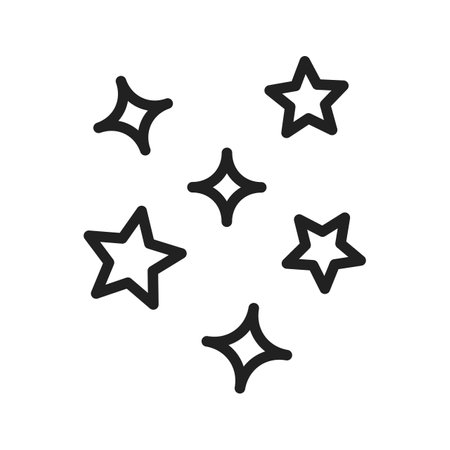 Stars icon vector image. Suitable for mobile apps, web apps and print media.のイラスト素材