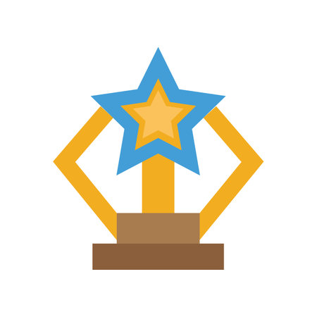 Awards icon vector image. Suitable for mobile apps, web apps and print media.のイラスト素材