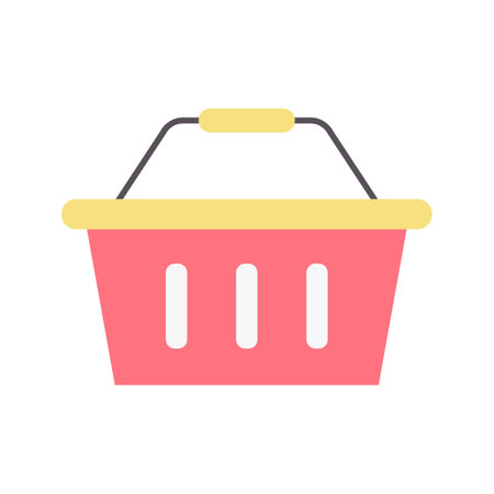 Basket icon vector image. Suitable for mobile apps, web apps and print media.のイラスト素材