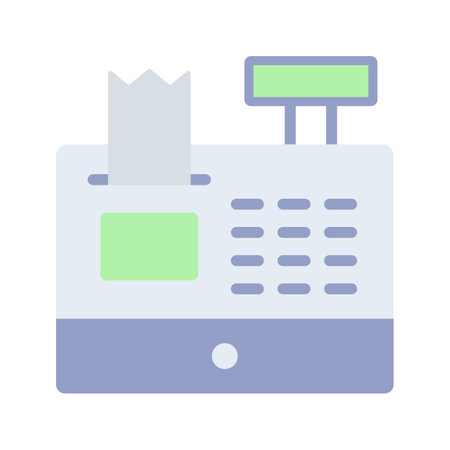 Cash Machine icon vector image. Suitable for mobile apps, web apps and print media.のイラスト素材